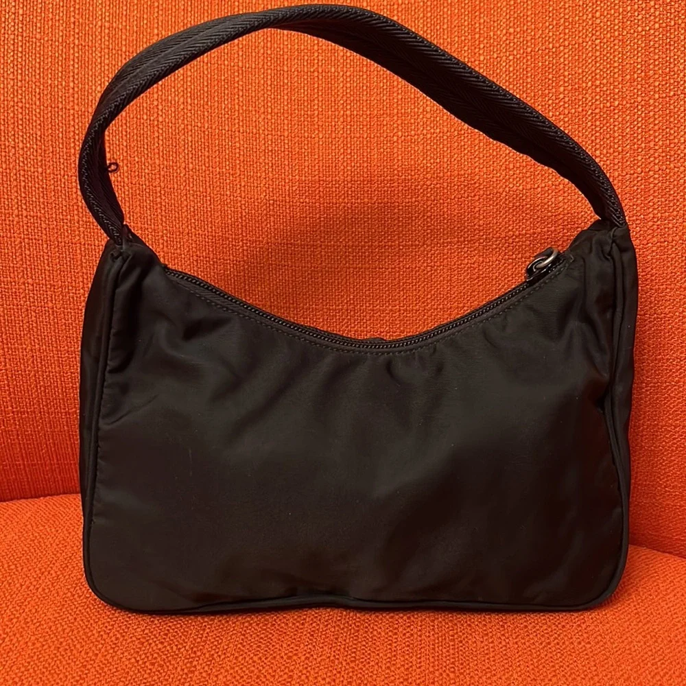 PRADA NECESSAIRE TESSUTO 1990’s top handle bag - Picture 4 of 14